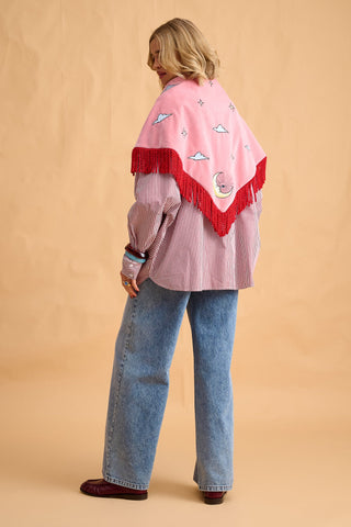 karavan clothing fashion fall winter 25 homecoming collection elysia scarf moon & stars