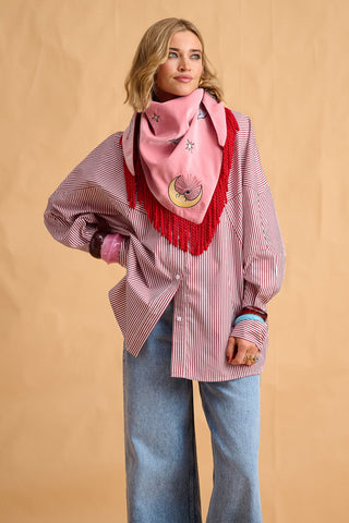 karavan clothing fashion fall winter 25 homecoming collection elysia scarf moon & stars