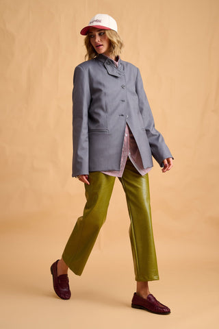 karavan clothing fashion fall winter 25 homecoming collection brenda blazer grey