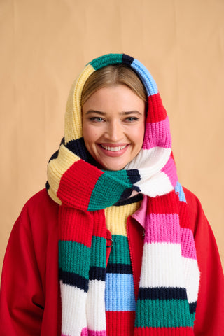 karavan clothing fashion fall winter 25 homecoming collection luna scarf multicolor