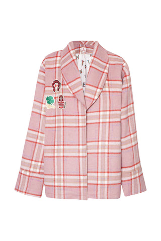 karavan clothing fashion fall winter 25 homecoming homeware collection robe checked pink