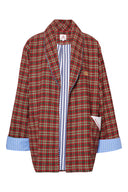 karavan clothing fashion fall winter 25 homecoming homeware collection checked red robe