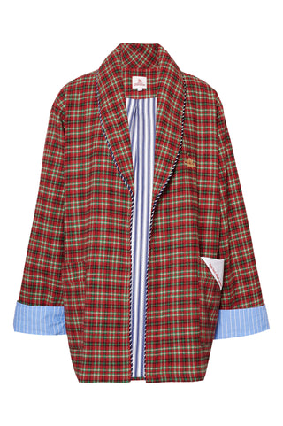 karavan clothing fashion fall winter 25 homecoming homeware collection checked red robe