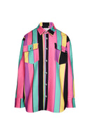karavan fall winter 26' collection chelsea shirt multicolor stripes