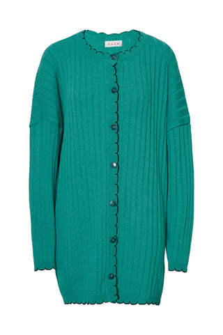 karavan clothing fashion fall winter 25 homecoming krvn collection cherith knitted shirt green