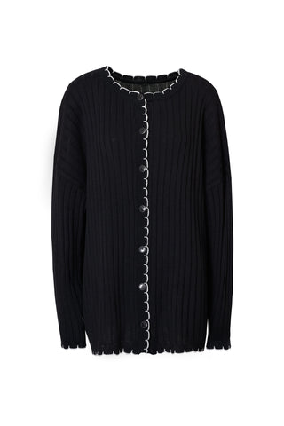 karavan clothing fashion fall winter 25 homecoming krvn collection cherith knitted shirt black