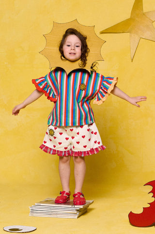 karavan clothing fashion spring summer 26 rookies collection helga tee multicolor stripes