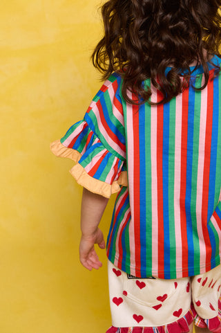 karavan clothing fashion spring summer 26 rookies collection helga tee multicolor stripes