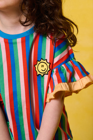 karavan clothing fashion spring summer 26 rookies collection helga tee multicolor stripes
