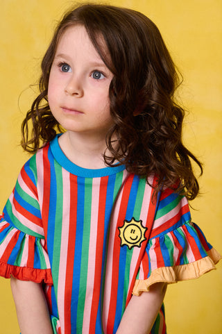 karavan clothing fashion spring summer 26 rookies collection helga tee multicolor stripes