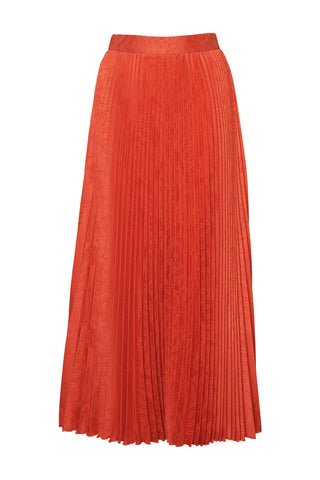 karavan clothing fashion fall winter 25 homecoming krvn collection chrysa skirt red