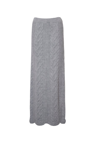 karavan clothing fashion fall winter 25 homecoming krvn collection clara knitted skirt grey