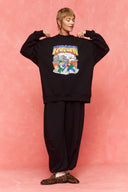 karavan fall winter 26' collection sabrina crewneck sweater black