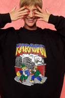 karavan fall winter 26' collection sabrina crewneck sweater black