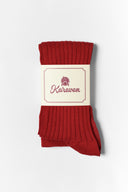 karavan accessories fall winter 26 classic socks red