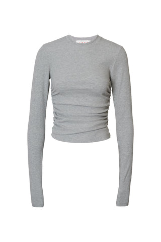 karavan clothing fashion fall winter 25 homecoming krvn collection daisy top grey