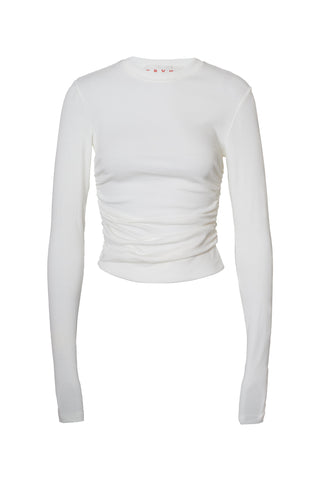 karavan clothing fashion fall winter 25 homecoming krvn collection daisy top white