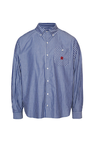 karavan clothing fashion fall winter 25 homecoming men collection delouar shirt blue stripes