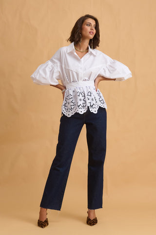 karavan clothing fashion fall winter 25 homecoming collection monica apron white lace