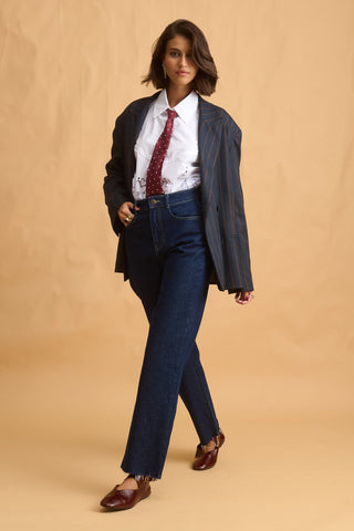 karavan clothing fashion fall winter 25 homecoming collection daphne shirt white lace