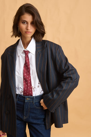 karavan clothing fashion fall winter 25 homecoming collection ryoko blazer blue