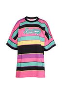 karavan fall winter 26' collection darling tee black fuchsia pink lines