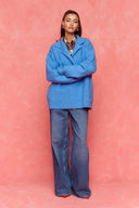 karavan fall winter 26' collection olsen knitted pullover blue
