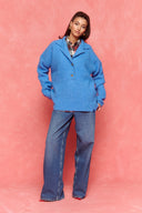 karavan fall winter 26' collection olsen knitted pullover blue