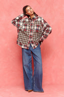 karavan fall winter 26' collection ava shirt  red checked