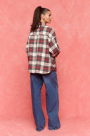 karavan fall winter 26' collection ava shirt  red checked