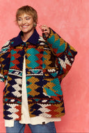 karavan fall winter 26' collection areta coat multicolor