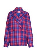 karavan fall winter 26' collection despina blazer checked magenta