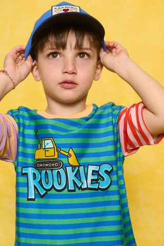 karavan clothing fashion spring summer 26 rookies collection casper tee multicolor stripes