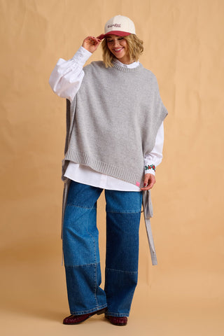 karavan clothing fashion fall winter 25 homecoming collection maxime knitted vest grey