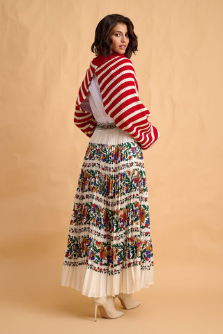 karavan clothing fashion fall winter 25 homecoming collection beverly skirt ivory