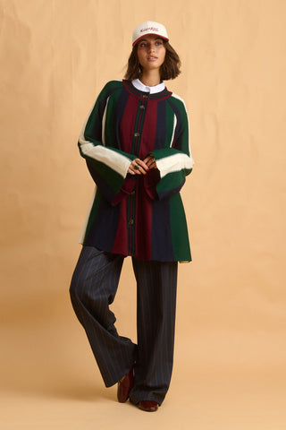 karavan clothing fashion fall winter 25 homecoming collection brande trousers blue red stripes