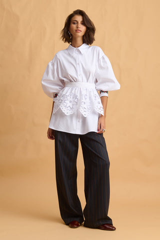 karavan clothing fashion fall winter 25 homecoming collection diana shirt white