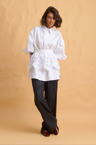 karavan clothing fashion fall winter 25 homecoming collection brande trousers blue red stripes