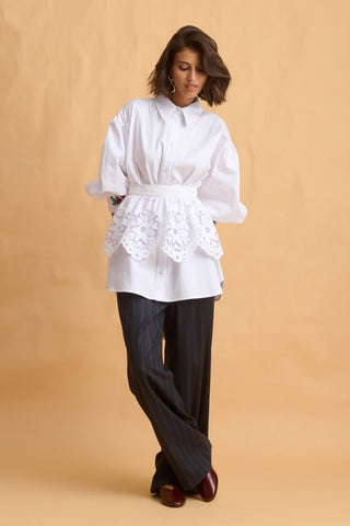 karavan clothing fashion fall winter 25 homecoming collection monica apron white lace