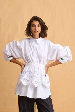 karavan clothing fashion fall winter 25 homecoming collection diana shirt white