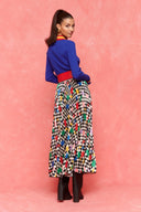 karavan fall winter 26' collection diana skirt multicolor square