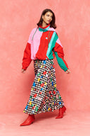 karavan fall winter 26' collection winslet jacket pink red