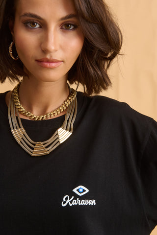 karavan clothing fashion fall winter 25 homecoming collection dino tee black eye