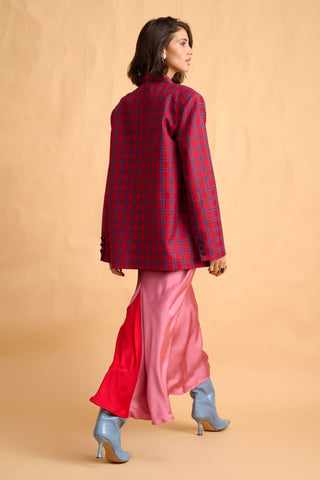 karavan clothing fashion fall winter 25 homecoming collection gretel skirt pink satin