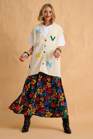 karavan clothing fashion fall winter 25 homecoming collection kimberly knitted vest ivory