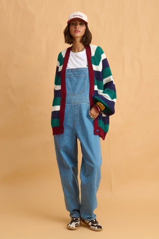 karavan clothing fashion fall winter 25 homecoming collection janice cardigan blue green