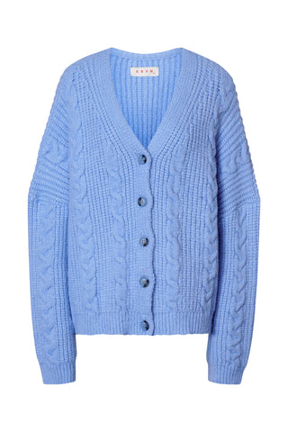 karavan clothing fashion fall winter 25 homecoming krvn collection dolores knitted cardigan light blue