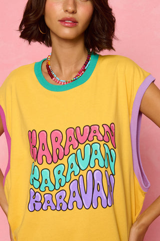 karavan clothing fashion spring summer 26 nai weekendwear collection dorrin mini dress banana yellow