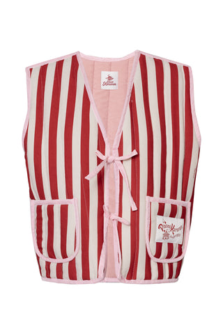 karavan clothing fashion fall winter 25 homecoming homeware collection vest padded pink double face