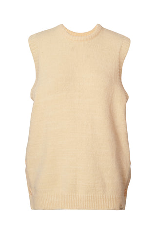 karavan clothing fashion fall winter 25 homecoming krvn collection drury knitted vest lemon